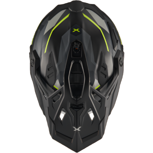 Nexx X.WED3 Trailmania Adventure Helmet Matt Neon / Green (Image 3) - ThrottleChimp