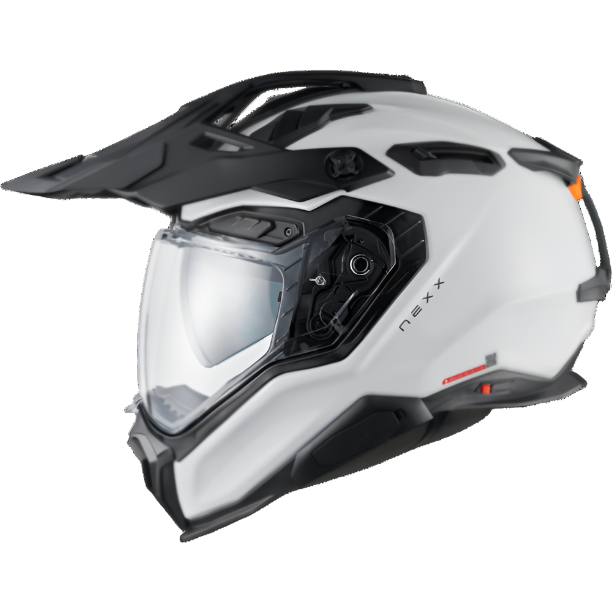 Nexx X.WED3 Plain Adventure Helmet Pearl White FREE 1 YEAR Returns, FREE UK Delivery | ThrottleChimp