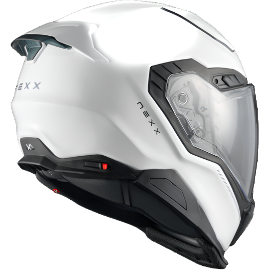 Nexx X.WST3 Plain Full Face Helmet Pearl White (Image 2) - ThrottleChimp