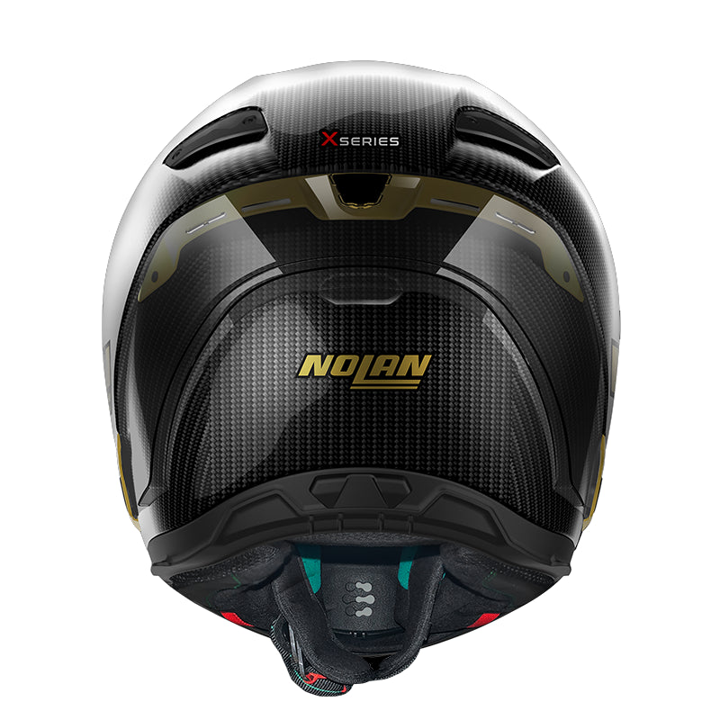 Nolan X-804 RS Ultra Carbon Golden Edition Full Face Helmet Carbon / Gold (Image 5) - ThrottleChimp