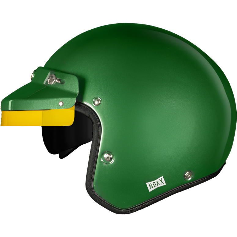 Nexx X.G30 Lagoon Open Face Helmet Green / Silver - ThrottleChimp