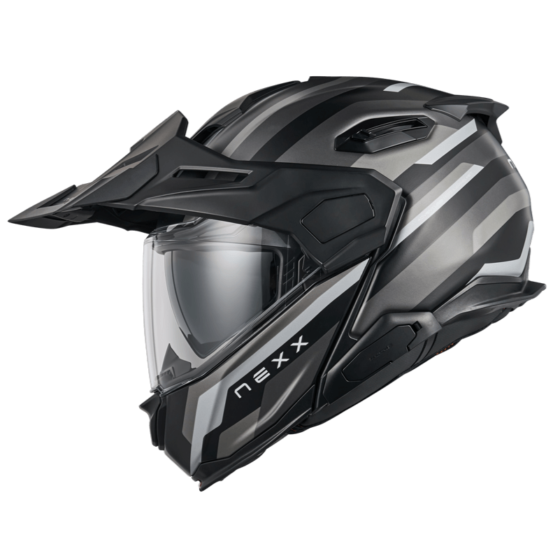 Nexx X.Lifecountry Westbound Adventure Helmet Matt Black / Grey - Image ThrottleChimp