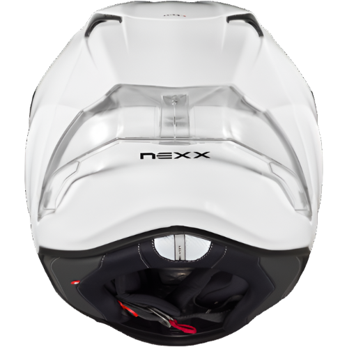 Nexx X.R3R Plain Full Face Helmet White (Image 3) - ThrottleChimp