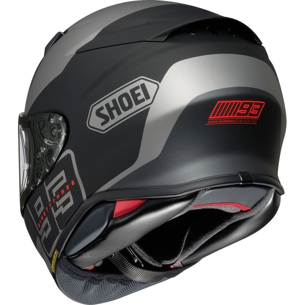 Shoei NXR2 MM93 Collection Rush Full Face Helmet Grey (Image 3) - ThrottleChimp