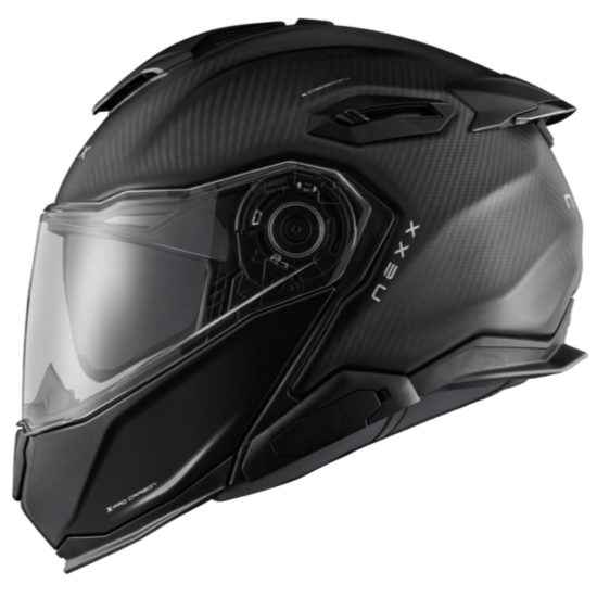 Nexx X.Lifetour Zero Pro Flip Up Helmet Matt Carbon FREE 1 YEAR Returns, FREE UK Delivery | ThrottleChimp