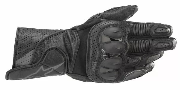 Alpinestars SP-2 V3 Leather Gloves Anthracite / Black FREE 1 Year Return, FREE UK Shipping | ThrottleChimp