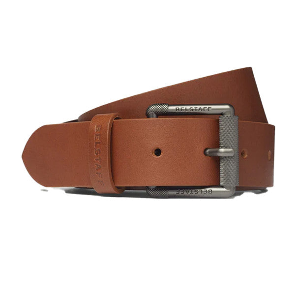 Belstaff Roller Buckle Belt Earth Brown FREE 1 YEAR Returns, FREE UK Delivery | ThrottleChimp