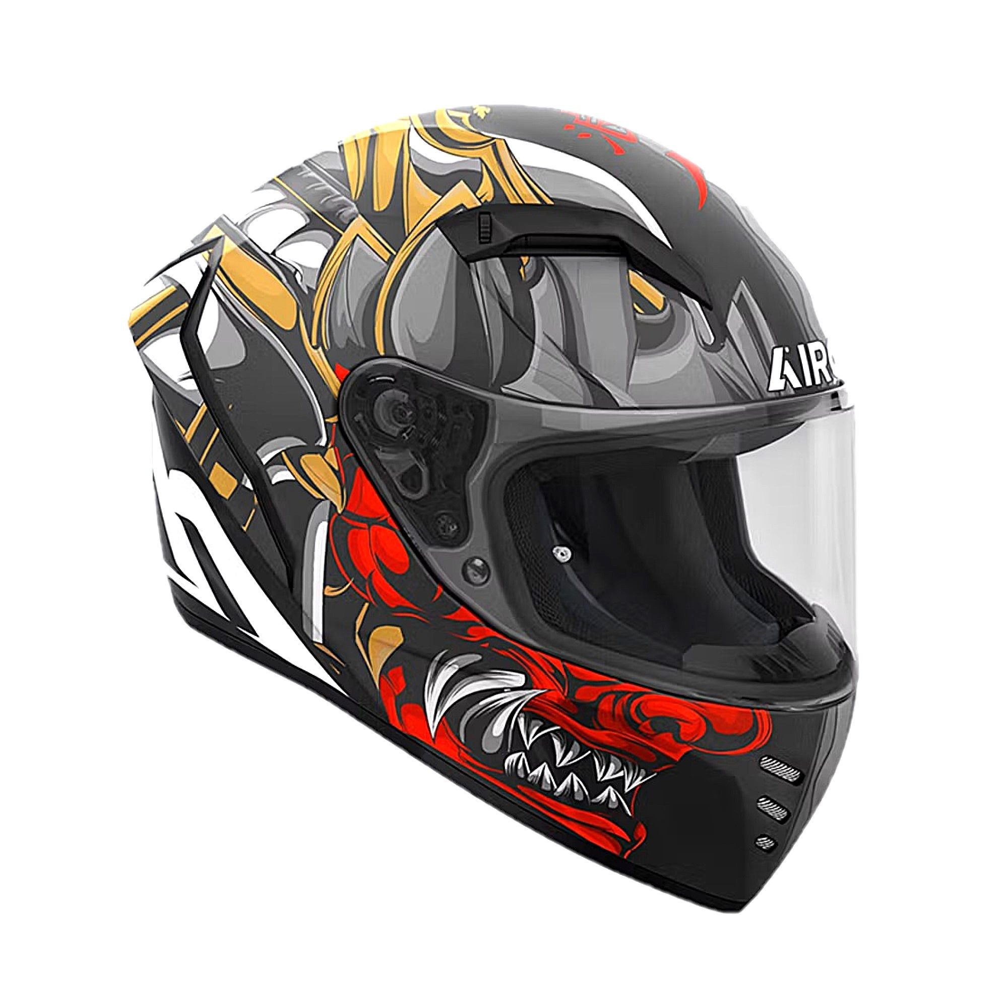 Airoh Connor Full Face Helmet Matt Samurai FREE 1 YEAR Returns, FREE UK Delivery | ThrottleChimp