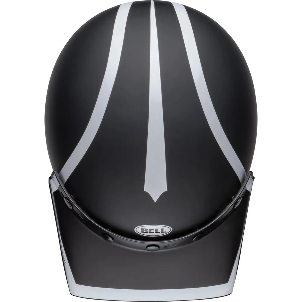 Bell Cruiser Moto 3 Fasthouse Old Road Adventure Helmet Matt / Gloss Black / White (Image 6) - ThrottleChimp