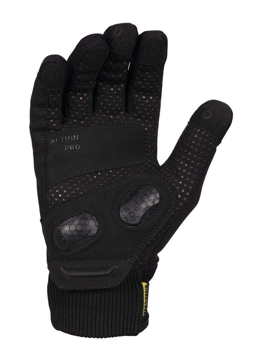 Knox Action Pro E-Bike Textile Gloves Black FREE 1 YEAR Returns, FREE UK Delivery | ThrottleChimp