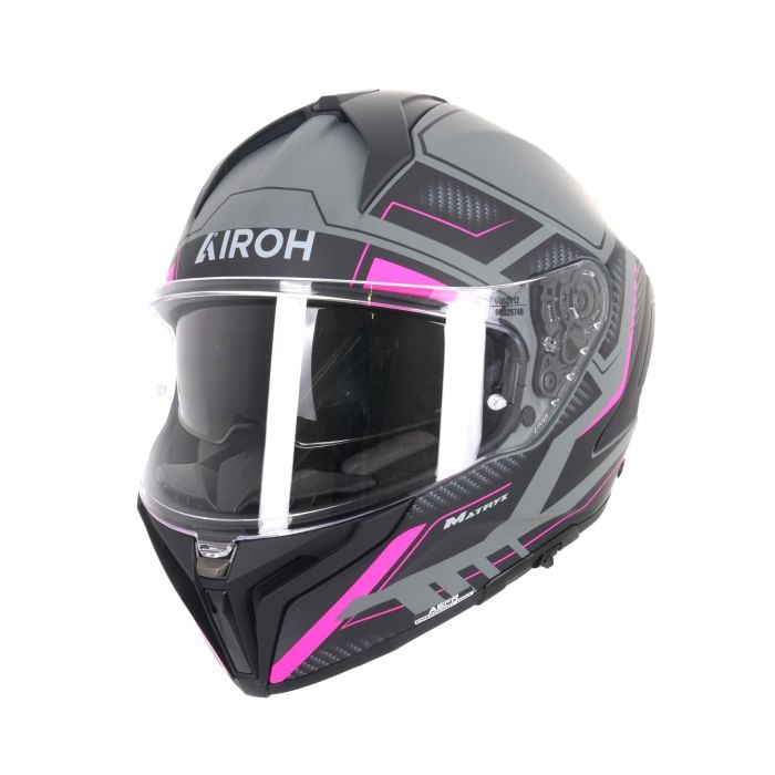 Airoh Matryx Full Face Helmet Rocket Matt Pink FREE 1 YEAR Returns, FREE UK Delivery | ThrottleChimp