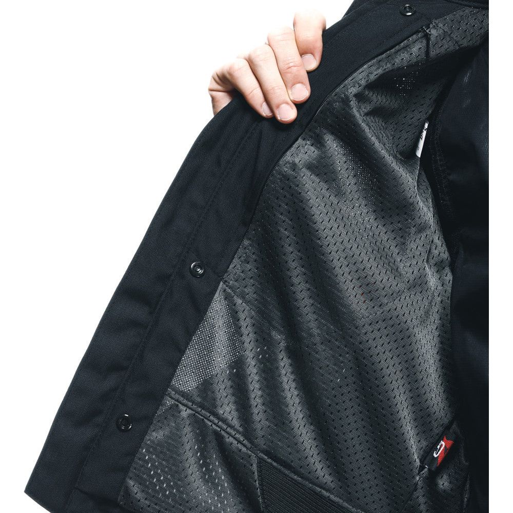 Dainese Air Frame 3 Textile Jacket Black / Red FREE 1 YEAR Returns, FREE UK Delivery | ThrottleChimp