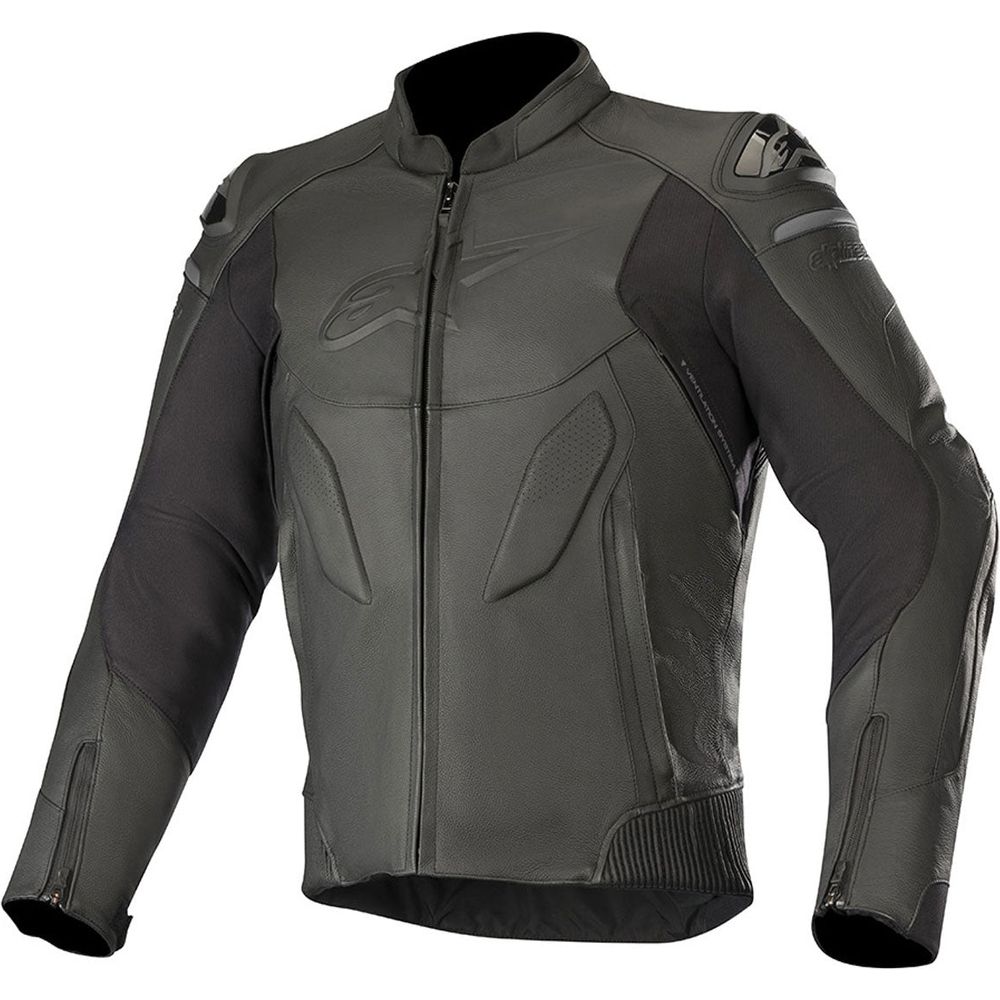 Alpinestars Caliber Leather Jacket Black - ThrottleChimp