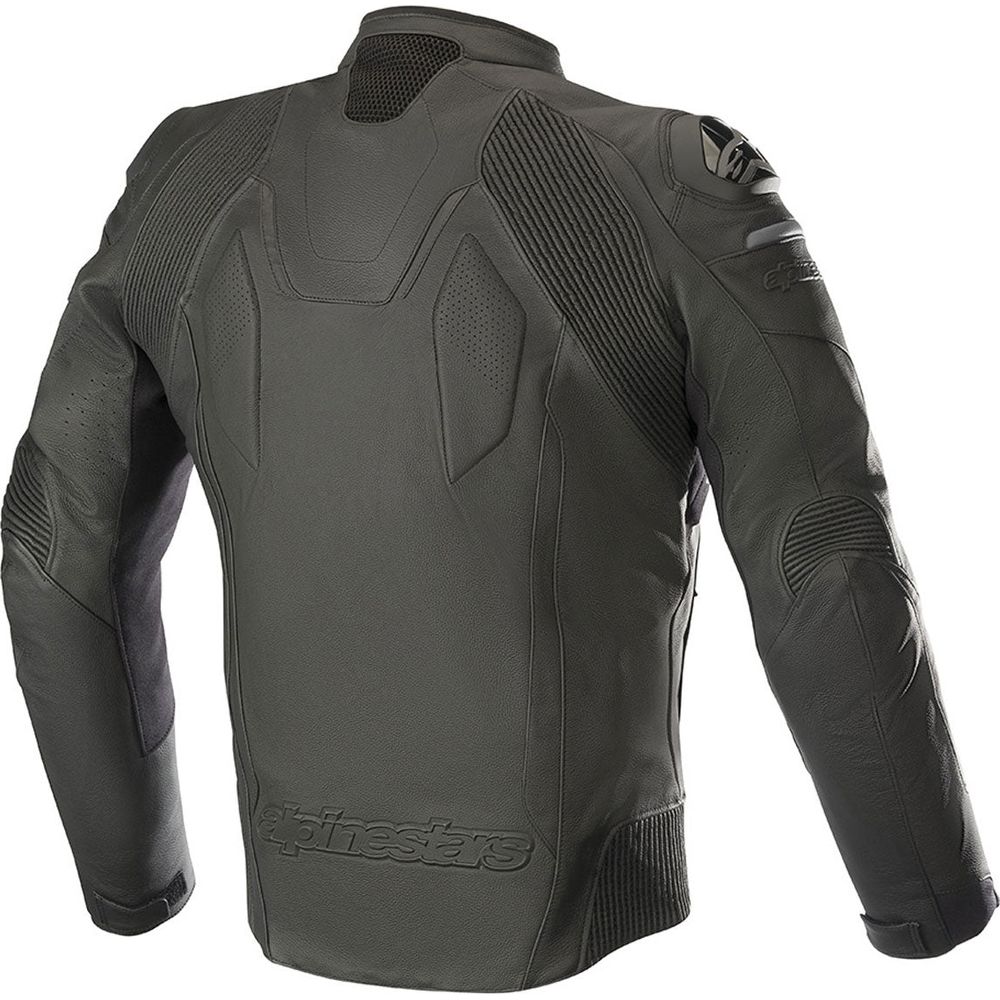 Alpinestars Caliber Leather Jacket Black (Image 2) - ThrottleChimp