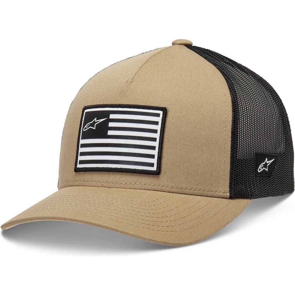 Alpinestars Flag Snapback Cap Sand / Black - ThrottleChimp