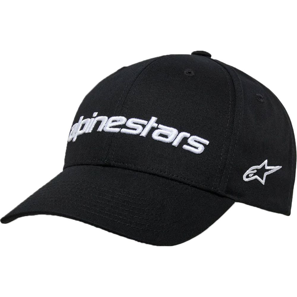 Alpinestars Linear Wordmark 2.0 Cap Black / White - ThrottleChimp