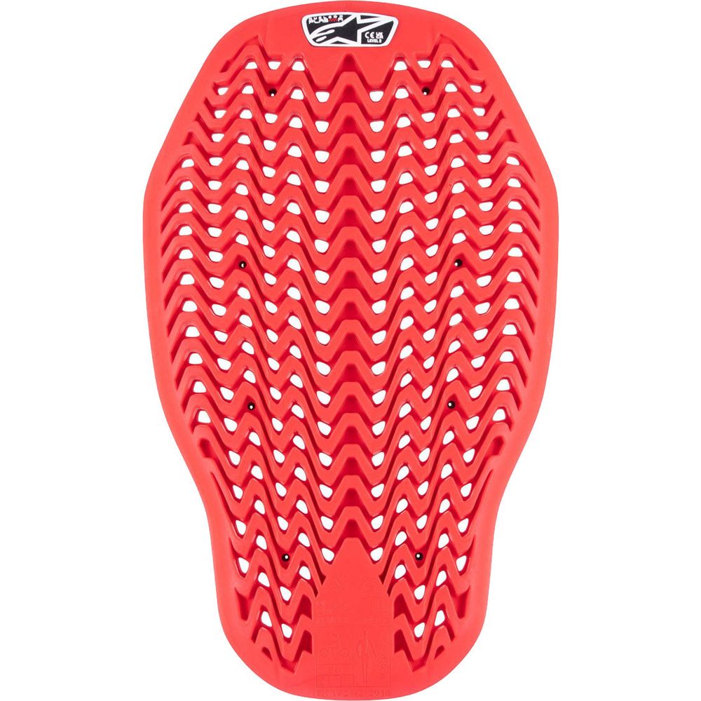 Alpinestars Nucleon Plasma Back Protector Insert Red / Black - ThrottleChimp