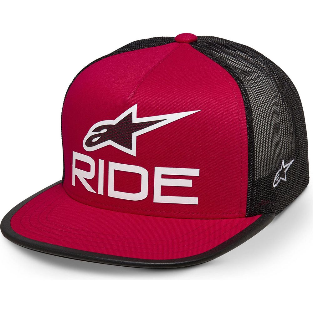 Alpinestars Ride 4.0 Trucker Cap Red / Black / White - ThrottleChimp