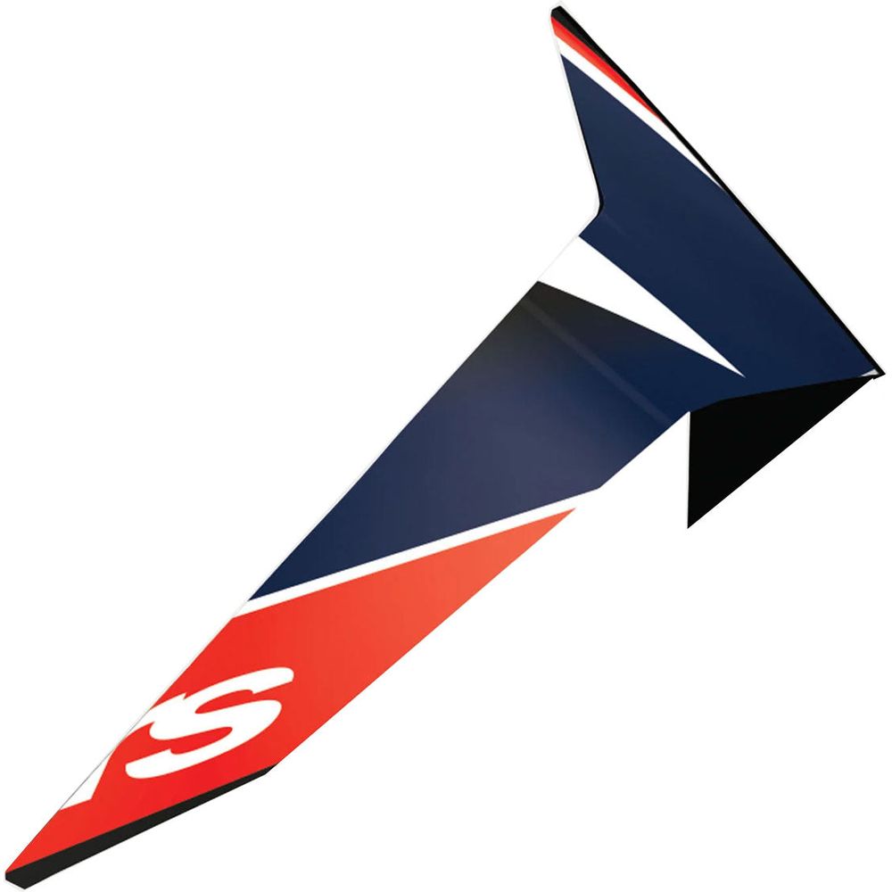 Alpinestars S-R10 Team Standard Spoiler Black / Carbon / Fluo Red / Matt Dark Blue - ThrottleChimp