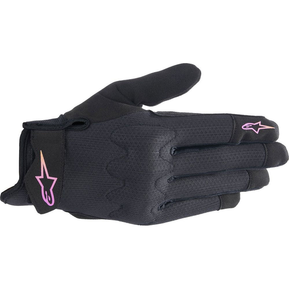 Alpinestars Stated Air Ladies Gloves Black / Yellow / Pink - ThrottleChimp