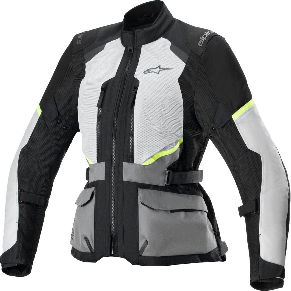 Alpinestars Stella Andes Air Drystar Ladies Jacket Ice Grey / Dark Grey / Black - ThrottleChimp