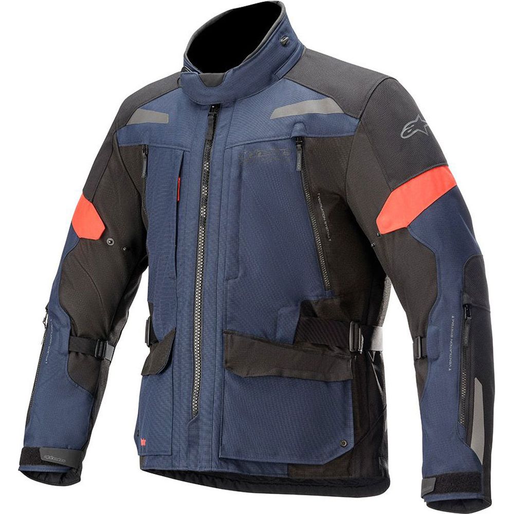 Alpinestars Valparaiso V3 Drystar Textile Jacket Dark Blue / Black - ThrottleChimp