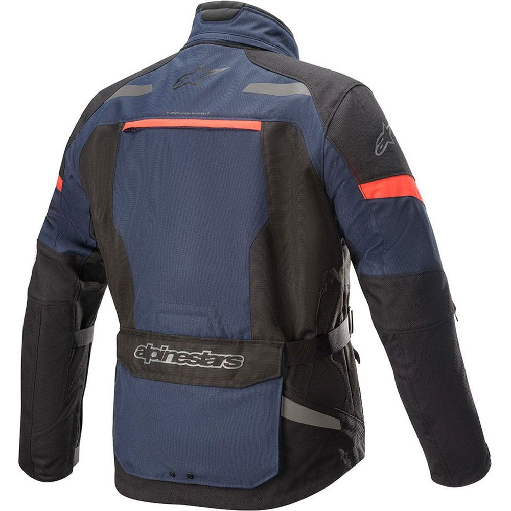 Alpinestars Valparaiso V3 Drystar Textile Jacket Dark Blue / Black (Image 2) - ThrottleChimp