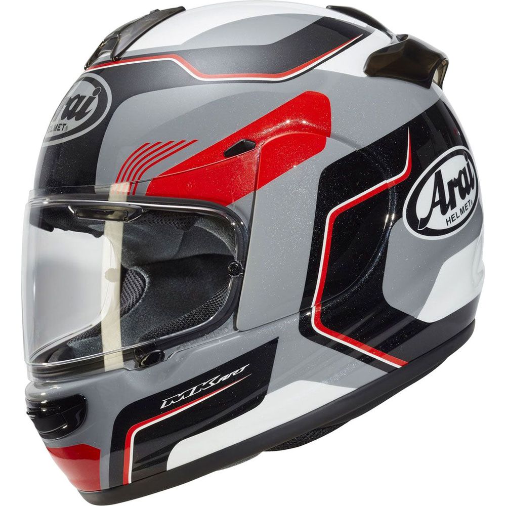 Arai Axces 3 Sense Full Face Helmet Red / Grey / Black - ThrottleChimp