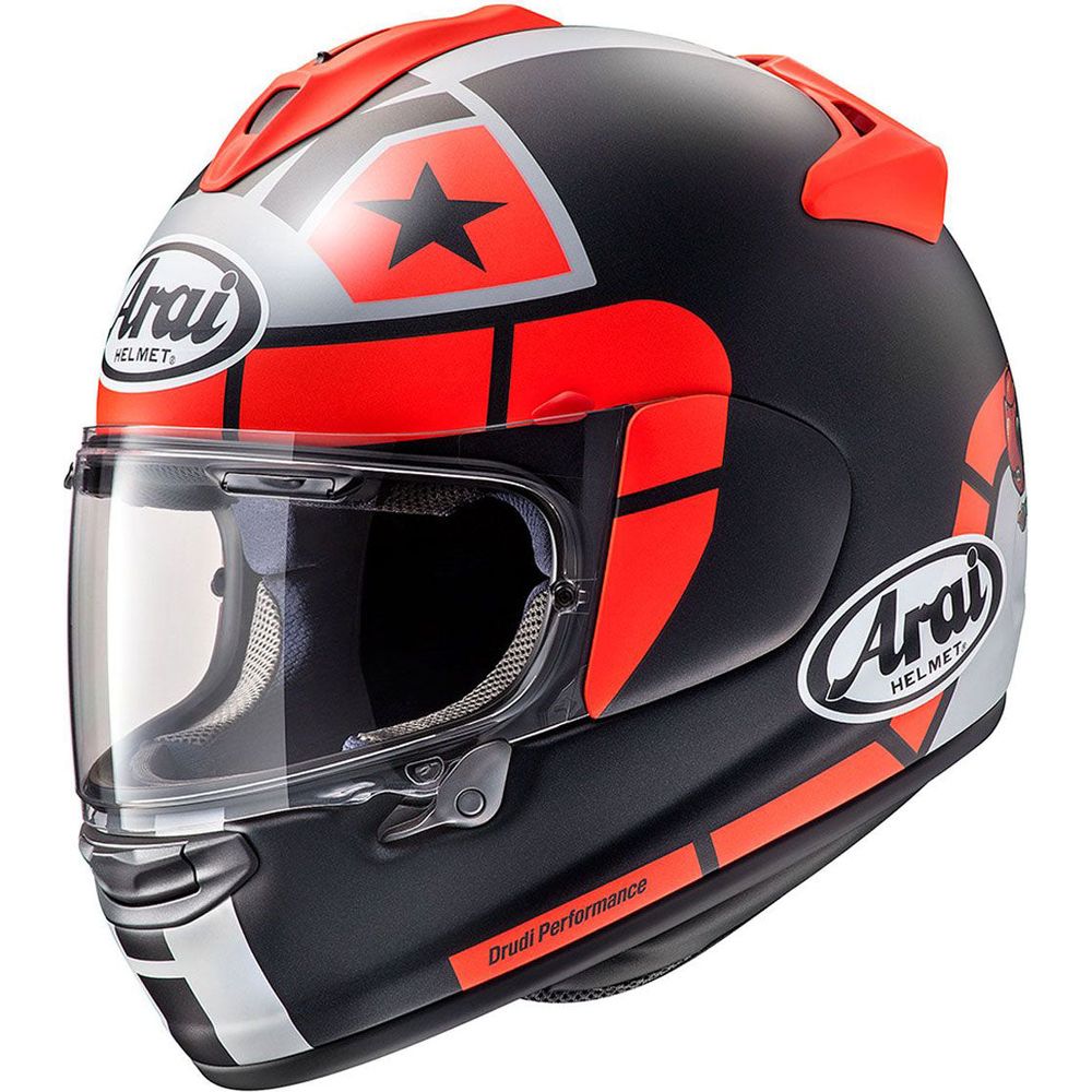 Arai Chaser X Full Face Helmet Maverick GP Red / Black - ThrottleChimp
