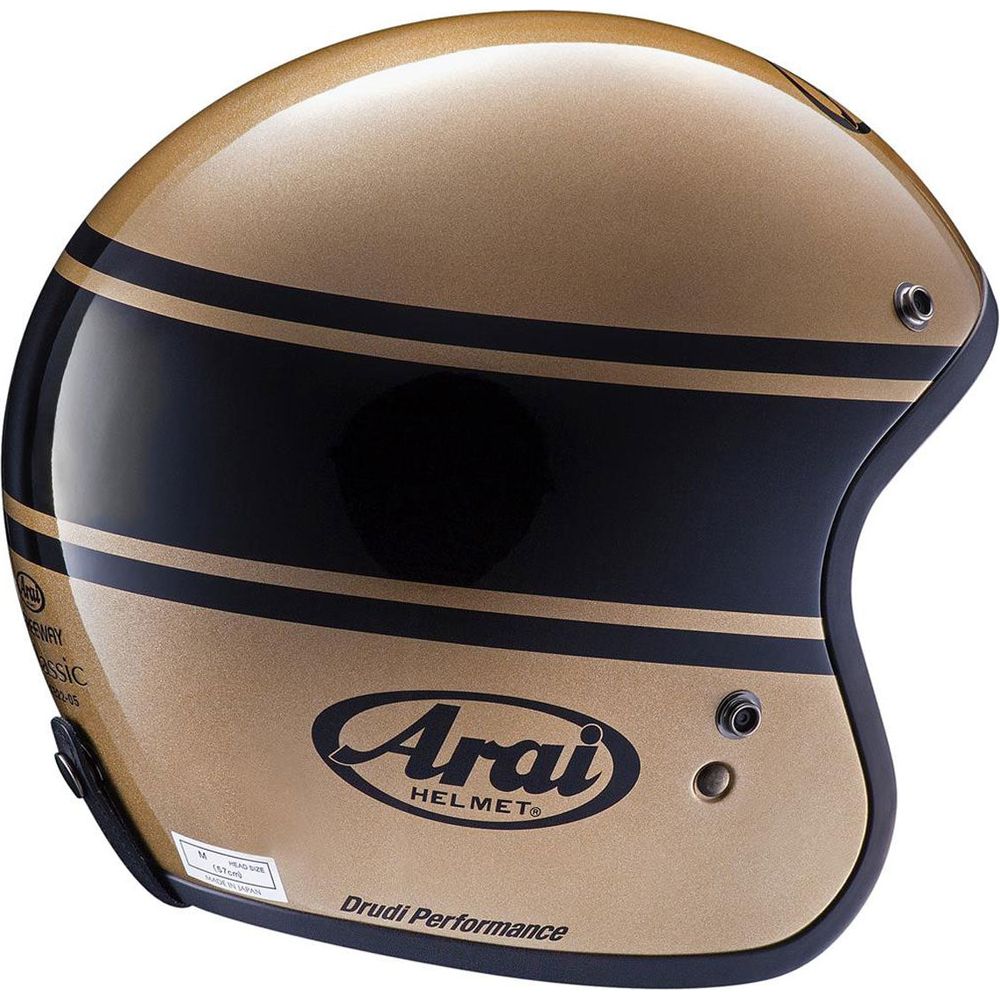 Arai Freeway Classic Open Face Helmet Bandage Bronze (Image 2) - ThrottleChimp