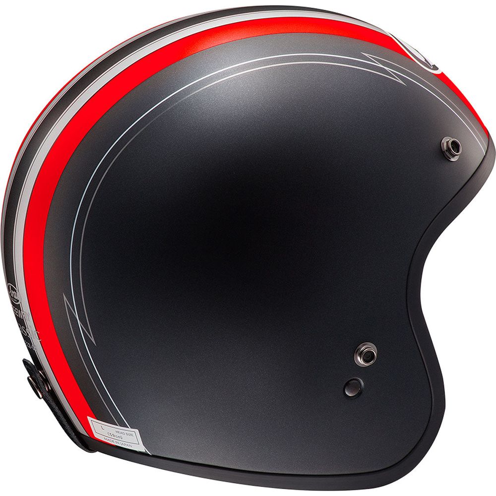 Arai Freeway Classic Open Face Helmet Ride Red / Black (Image 2) - ThrottleChimp