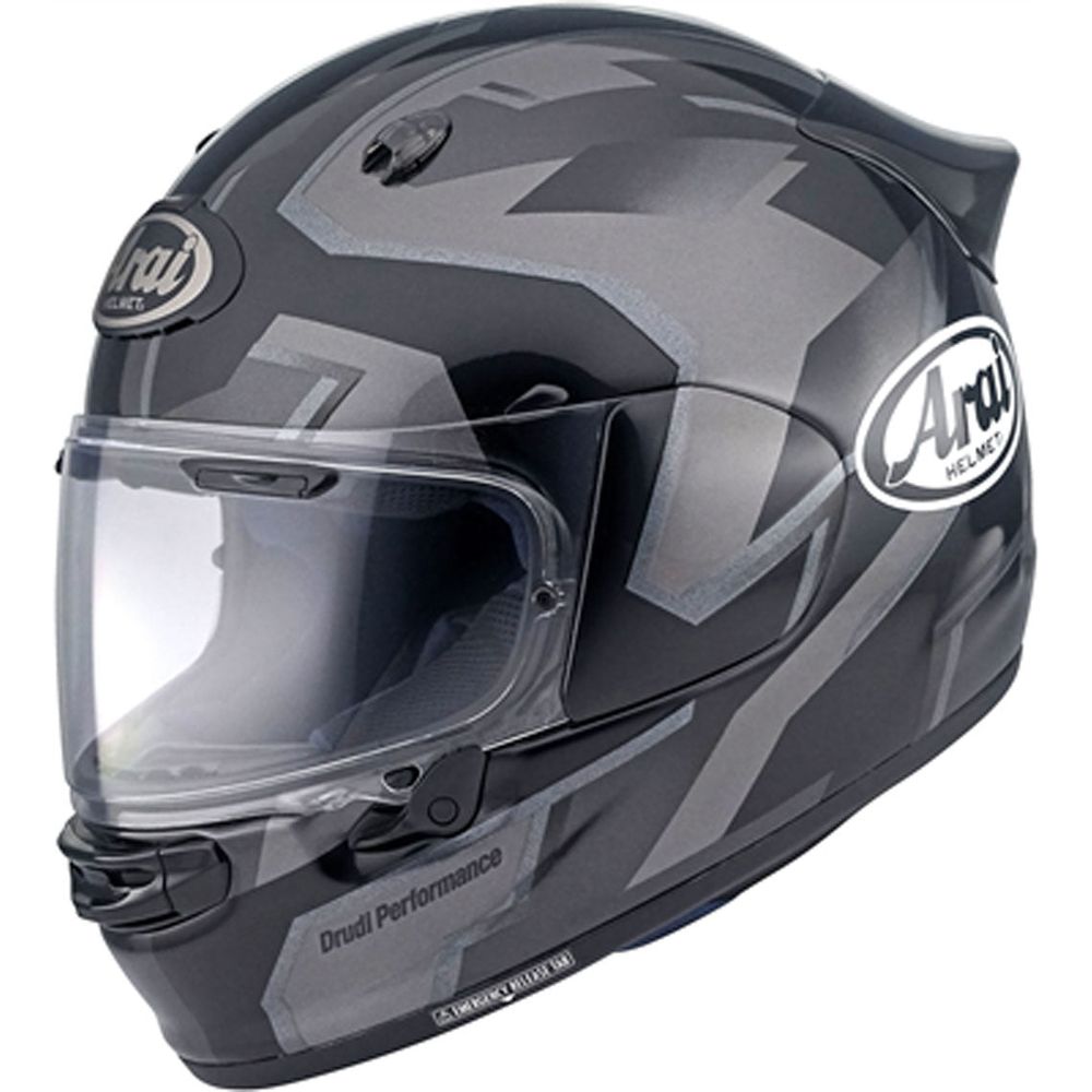 Arai Quantic Robotic Full Face Helmet Diamond Black - ThrottleChimp