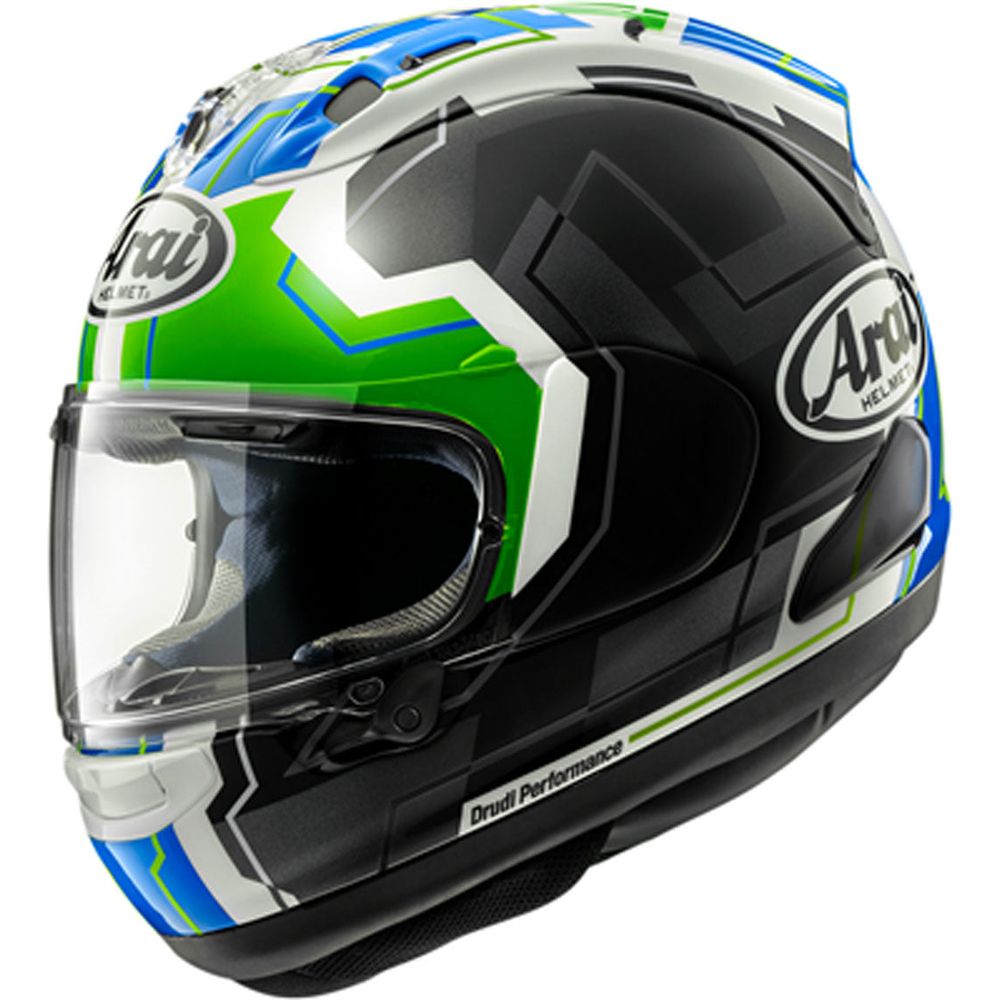Arai RX-7V Evo JR 65 Full Face Helmet Green - ThrottleChimp