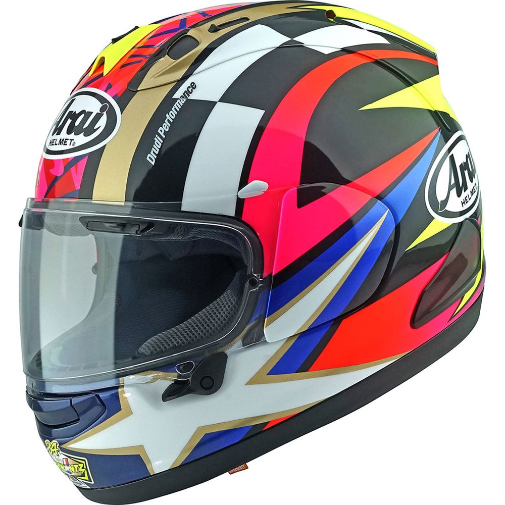 Arai RX 7V Evo Schwantz 30th Anniversary Full Face Helmet Replica - ThrottleChimp