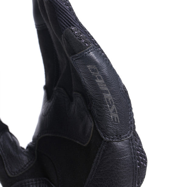 Dainese Argon Knit Textile Gloves Black (Image 6) - ThrottleChimp