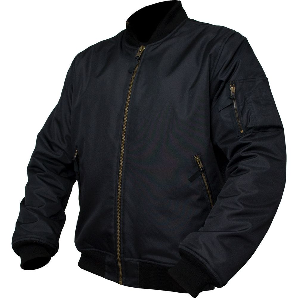 ARMR Bomber Aramid Jacket Black (Image 2) - ThrottleChimp