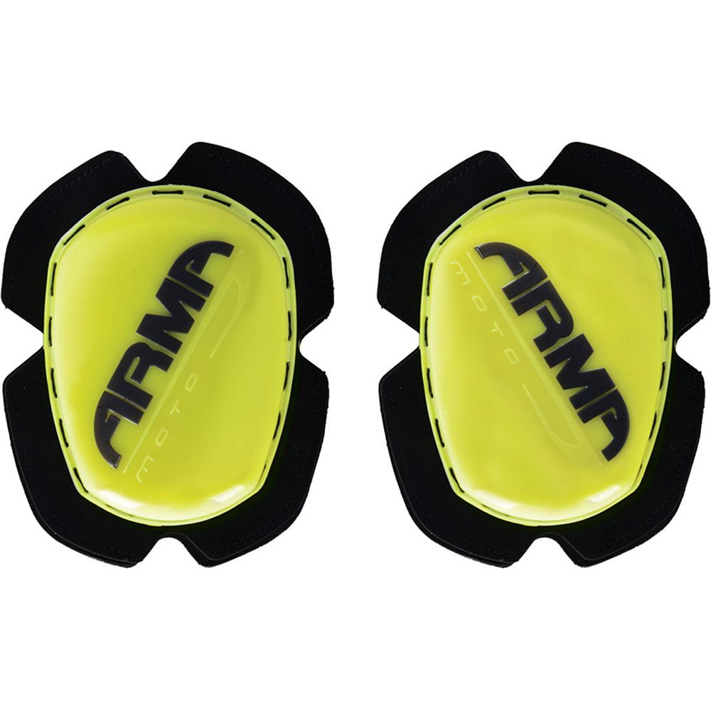 ARMR Knee Sliders Fluo Yellow (Image 2) - ThrottleChimp