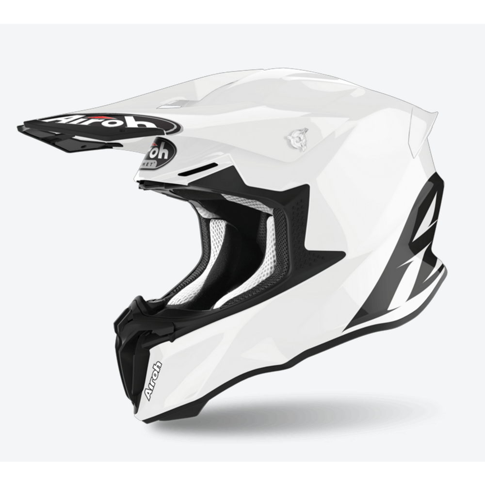 Airoh Twist 2.0 Motocross Helmet Gloss White (Image 2) - ThrottleChimp