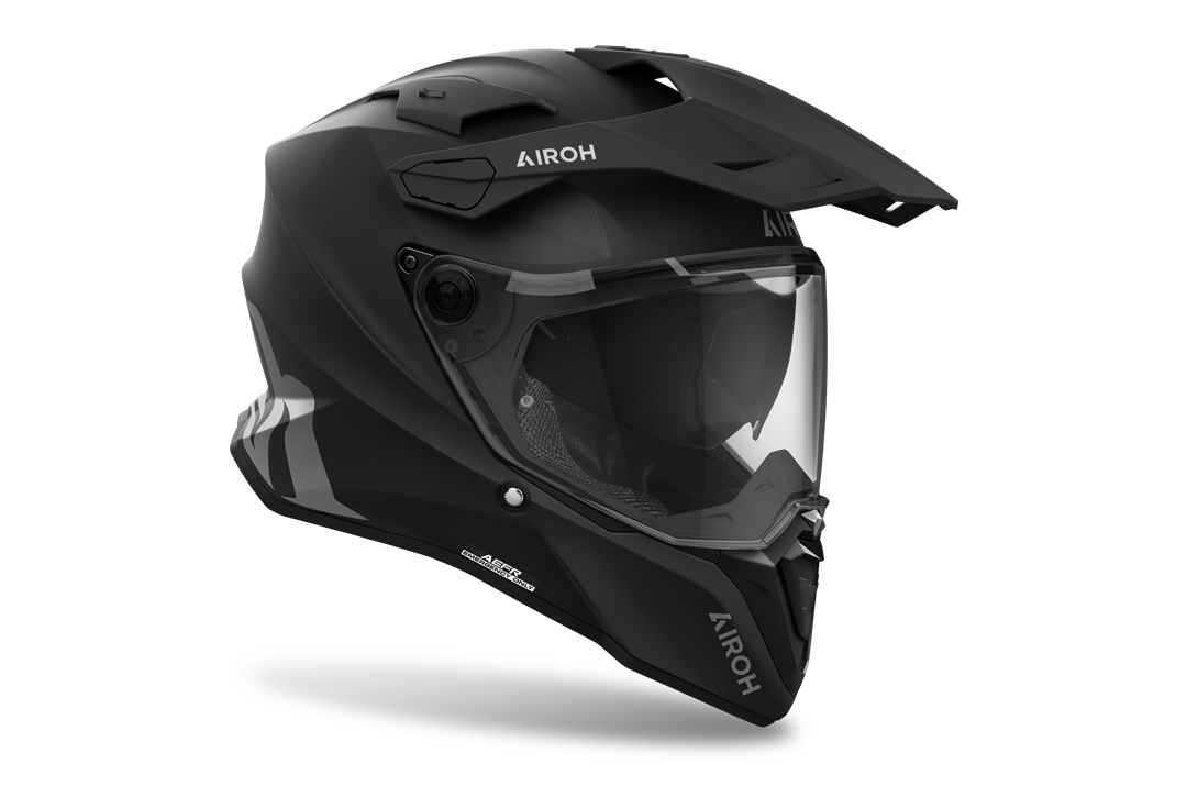 Airoh Commander 2 Adventure Helmet Matt Black FREE 1 YEAR Returns, FREE UK Delivery | ThrottleChimp