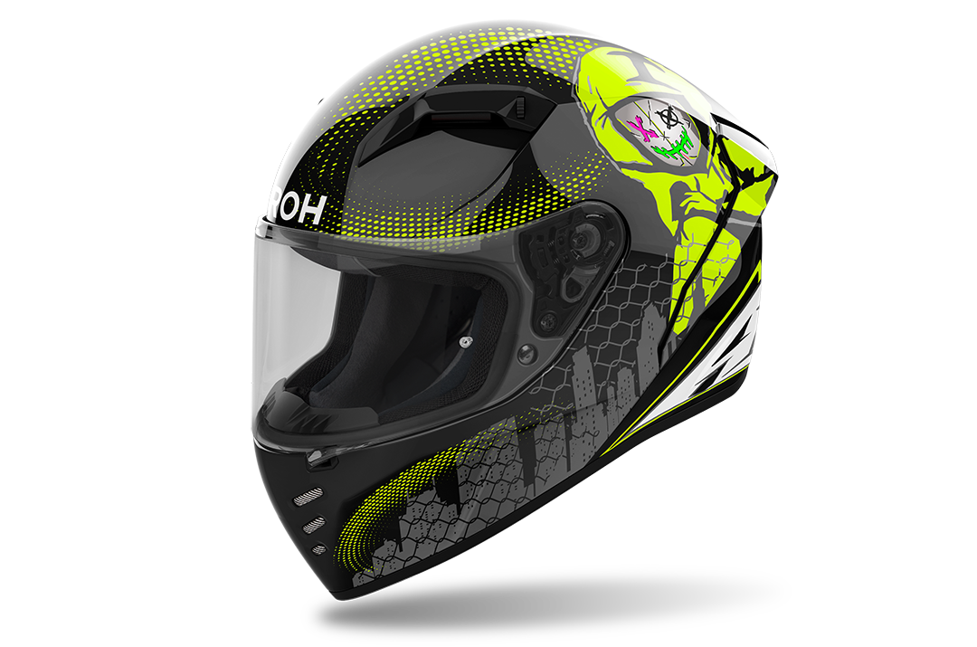 Airoh Connor Full Face Helmet Gloss Gamer FREE 1 YEAR Returns, FREE UK Delivery | ThrottleChimp