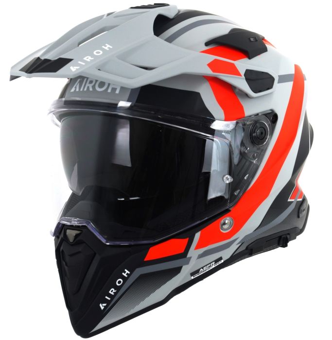 Airoh Commander 2 Adventure Helmet Mavick Matt Orange FREE 1 YEAR Returns, FREE UK Delivery | ThrottleChimp