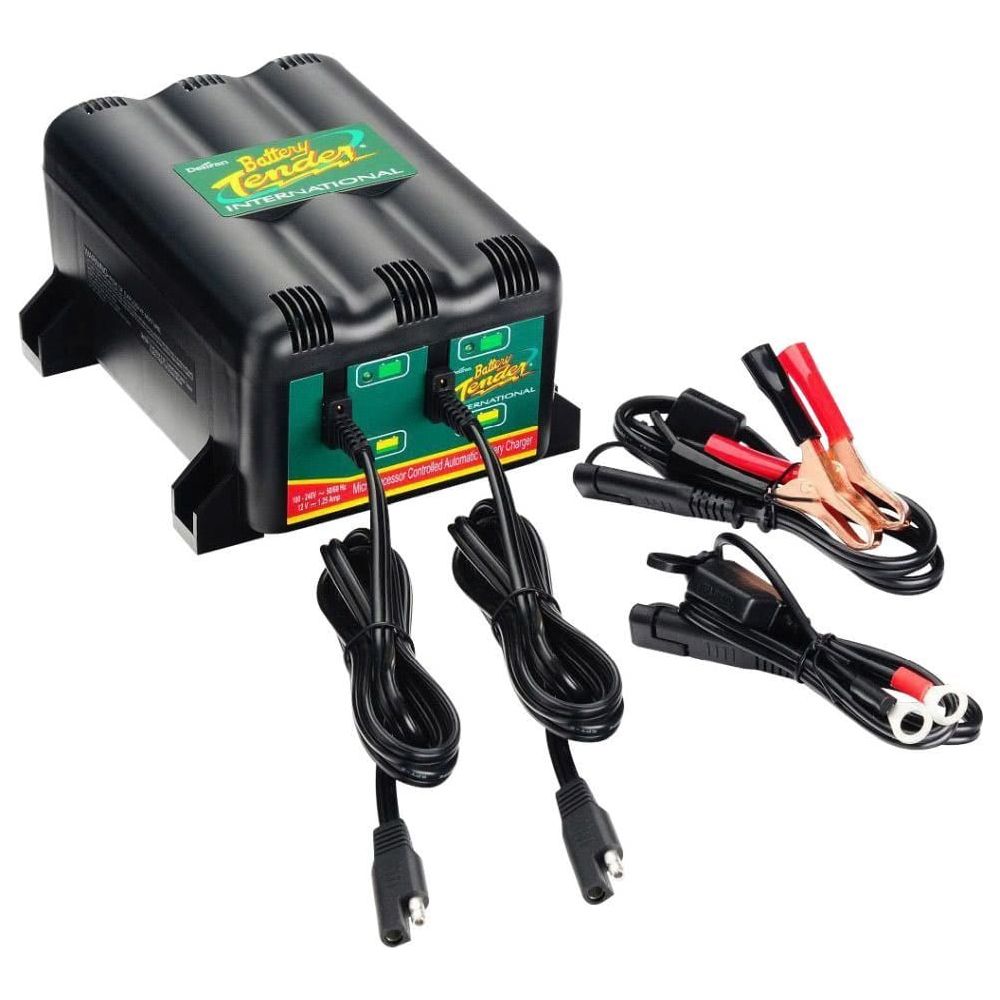 Battery Tender 1.25A 2 Bank Battery Charger - ThrottleChimp