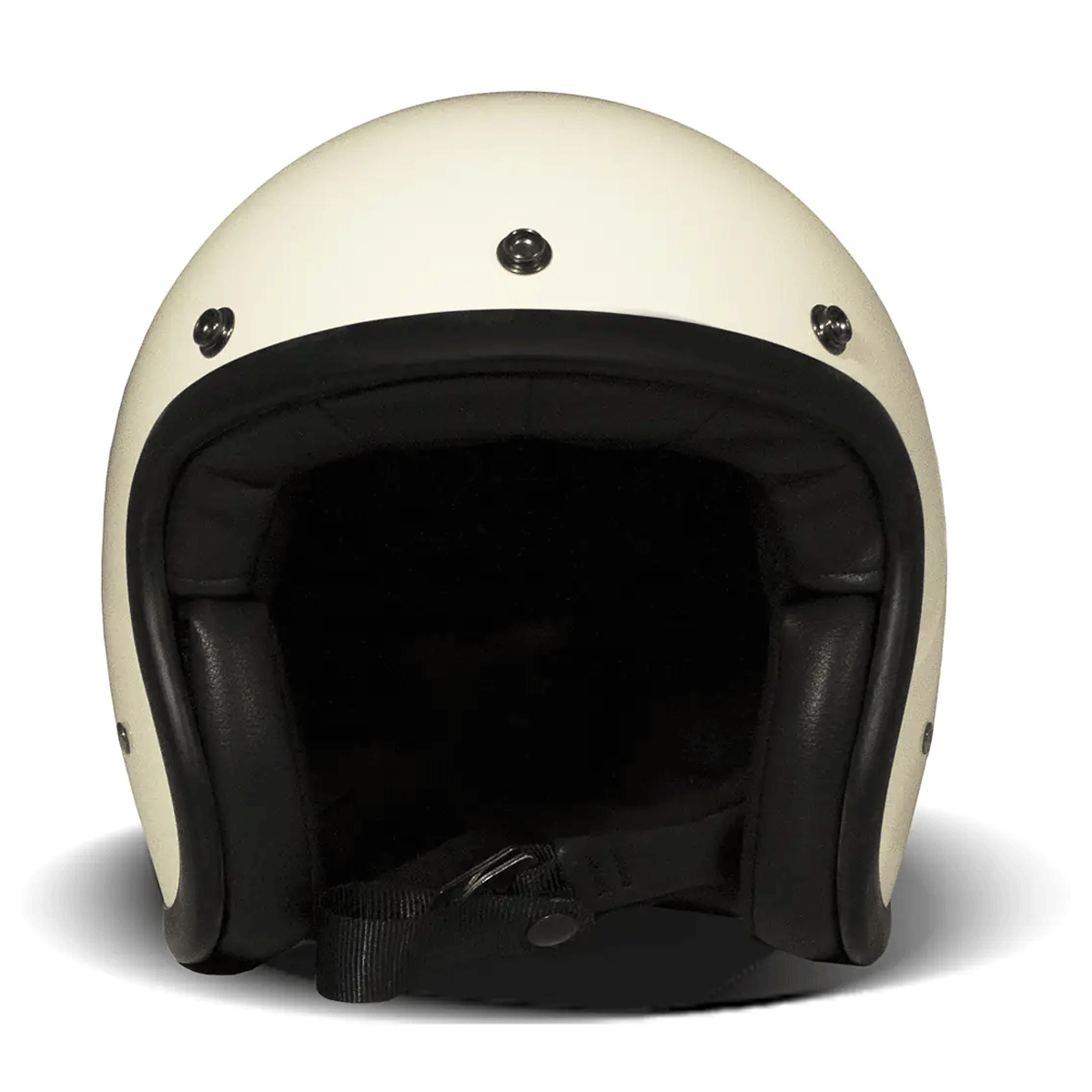 DMD Retro Jet Open Face Helmet Cream FREE UK Delivery, FREE 365 Day Returns | Moto Central