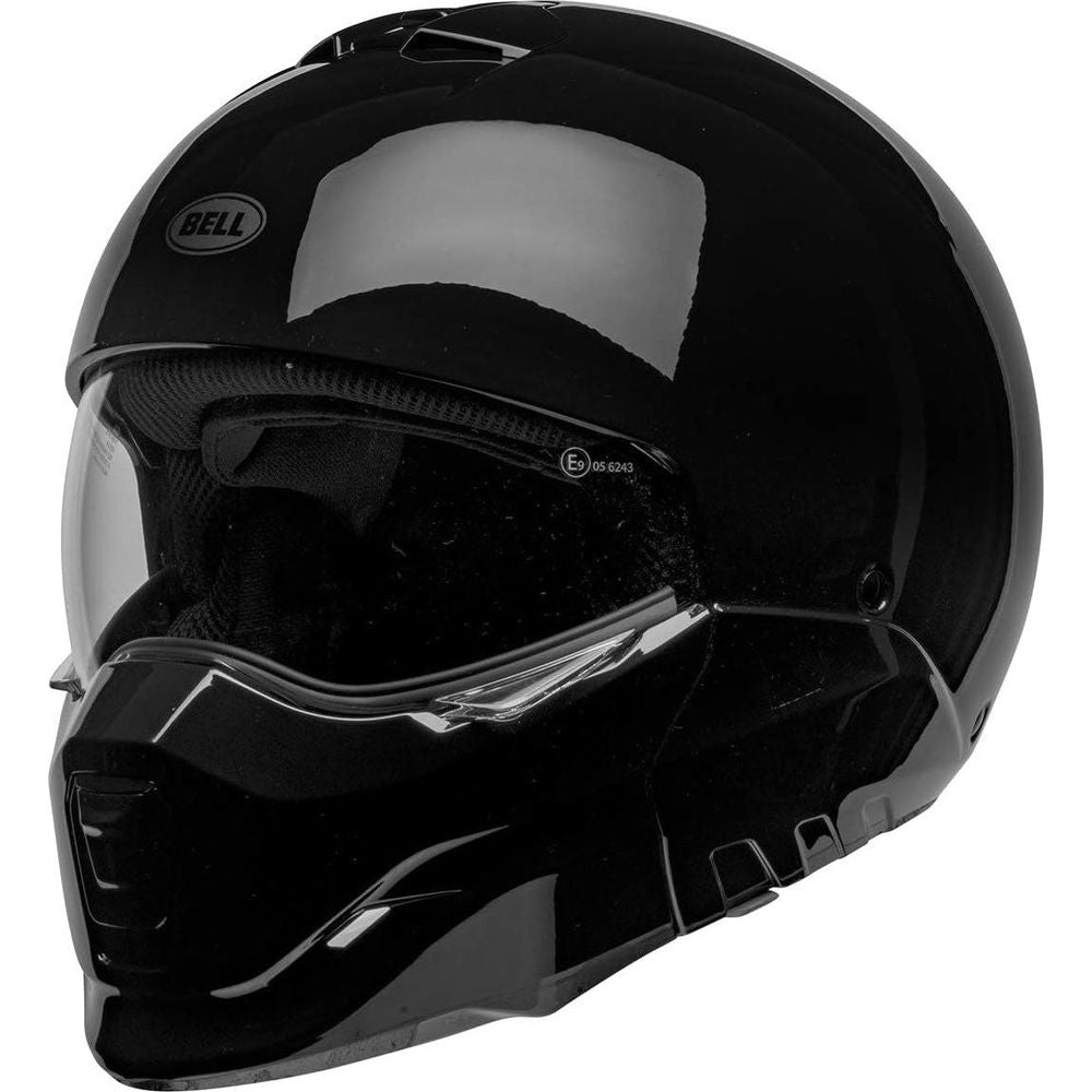 Bell Broozer ECE6 Solid Full Face Helmet Black - ThrottleChimp