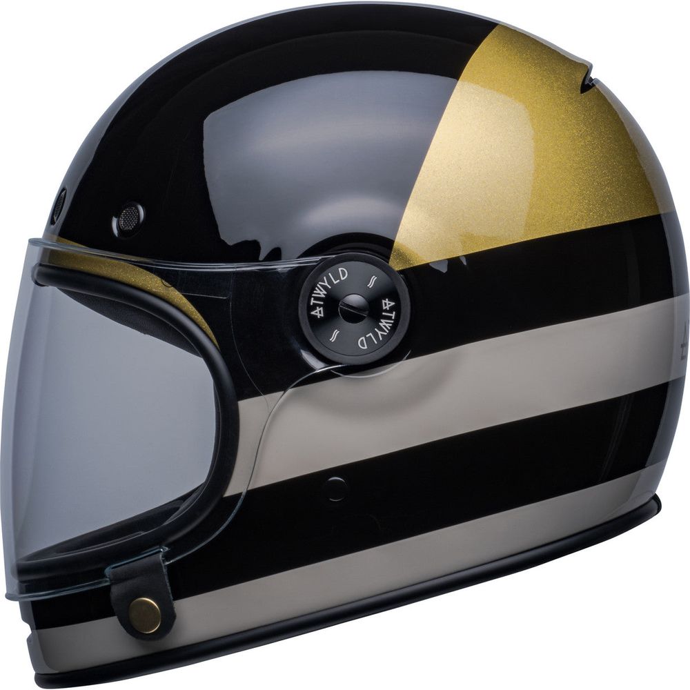 Bell Bullitt 2023 ATWYLD Full Face Helmet Black / Gold (Image 3) - ThrottleChimp