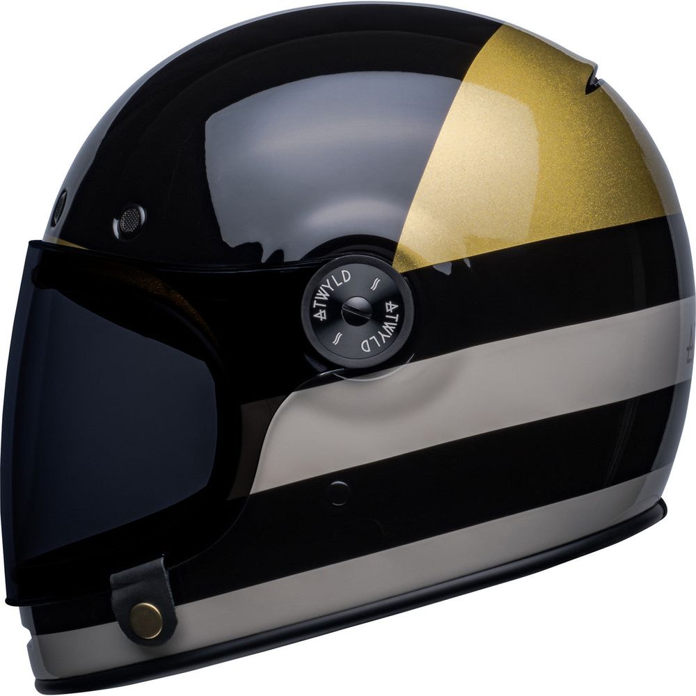 Bell Bullitt 2023 ATWYLD Full Face Helmet Black / Gold (Image 5) - ThrottleChimp