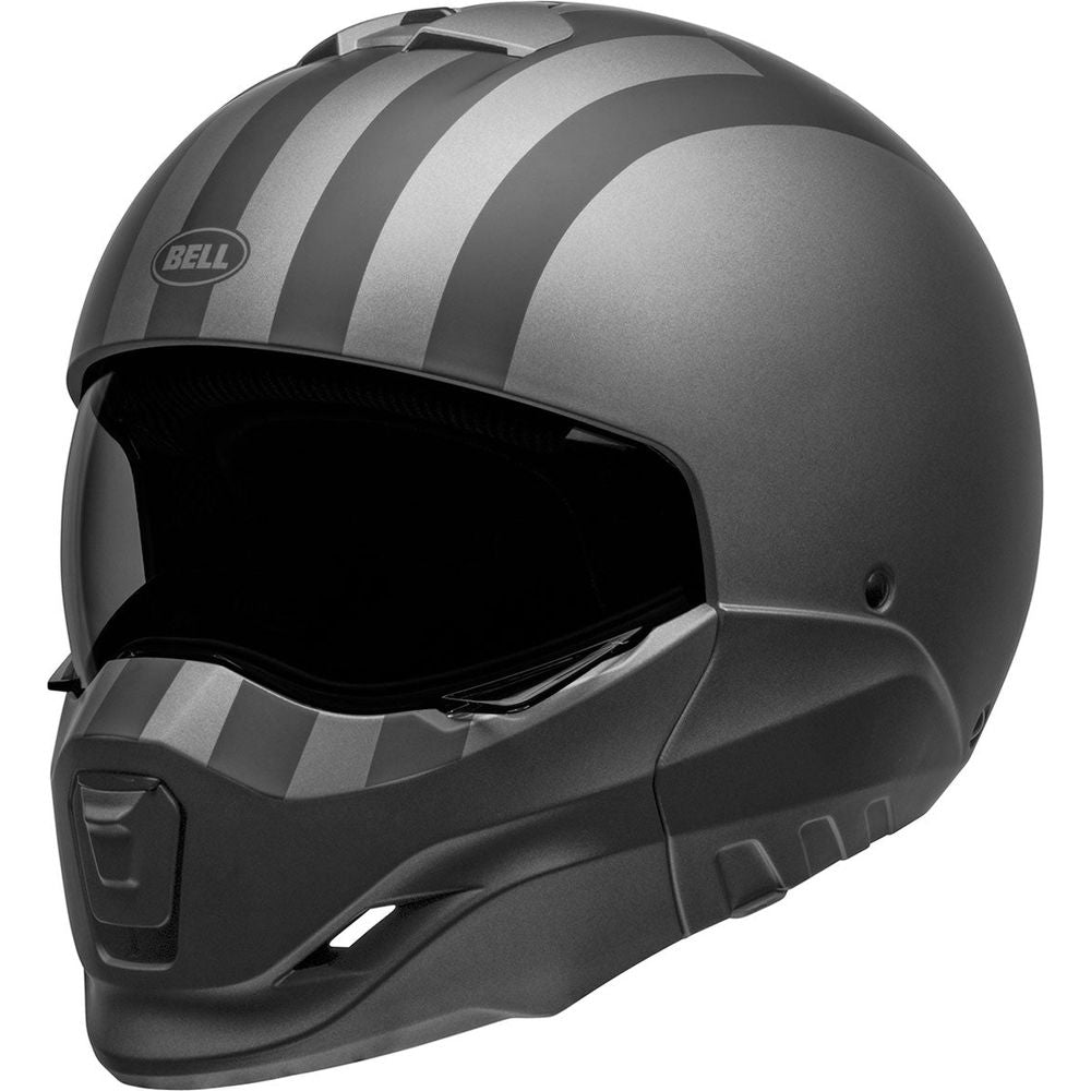 Bell Cruiser Broozer Free Ride Convertible Helmet Matt Grey / Black (Image 3) - ThrottleChimp