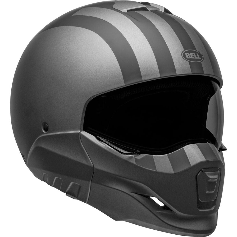 Bell Cruiser Broozer Free Ride Convertible Helmet Matt Grey / Black (Image 4) - ThrottleChimp