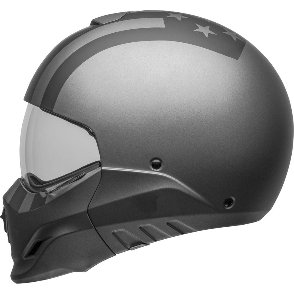 Bell Cruiser Broozer Free Ride Convertible Helmet Matt Grey / Black (Image 5) - ThrottleChimp