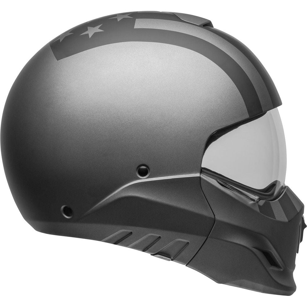 Bell Cruiser Broozer Free Ride Convertible Helmet Matt Grey / Black (Image 6) - ThrottleChimp